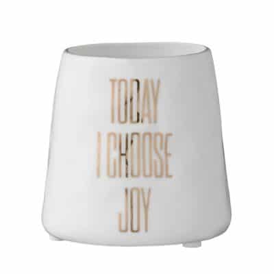 Castiçal “Today I Choose Joy”