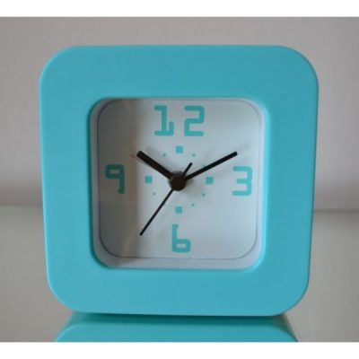 Relógio Quadrado Azul